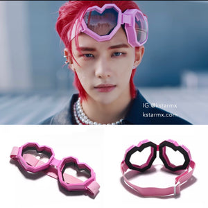 Hyunjin’s Style Pink Goggles